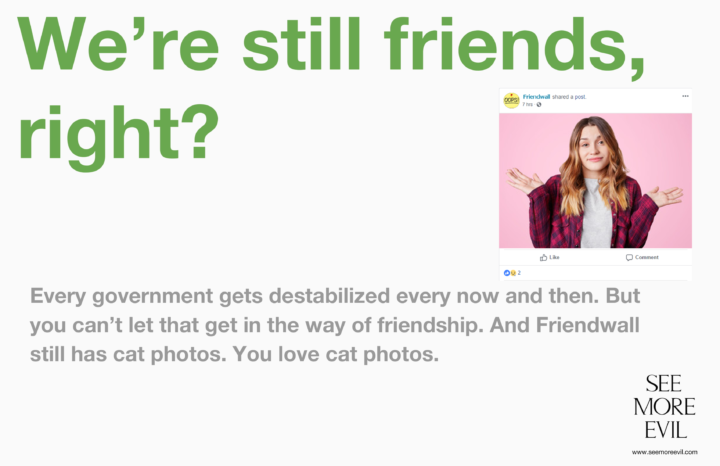 Friendwall is Your Friend